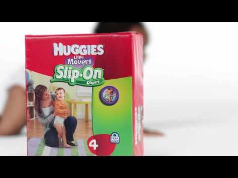 Huggies Little Movers Slip-on Diapers Commercial Announcer