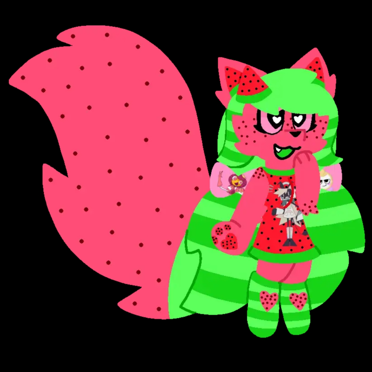 Watermella The Watermelon Fox