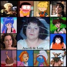 Araceli de León voces y personajes