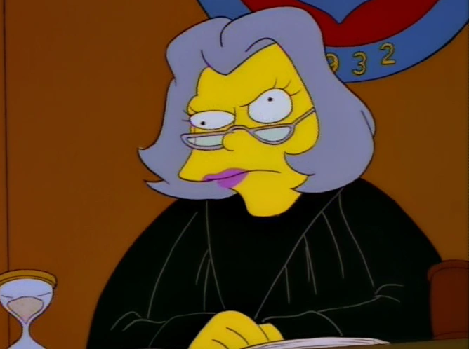  Judge Julie (Tress MacNellie, The Simpsons)