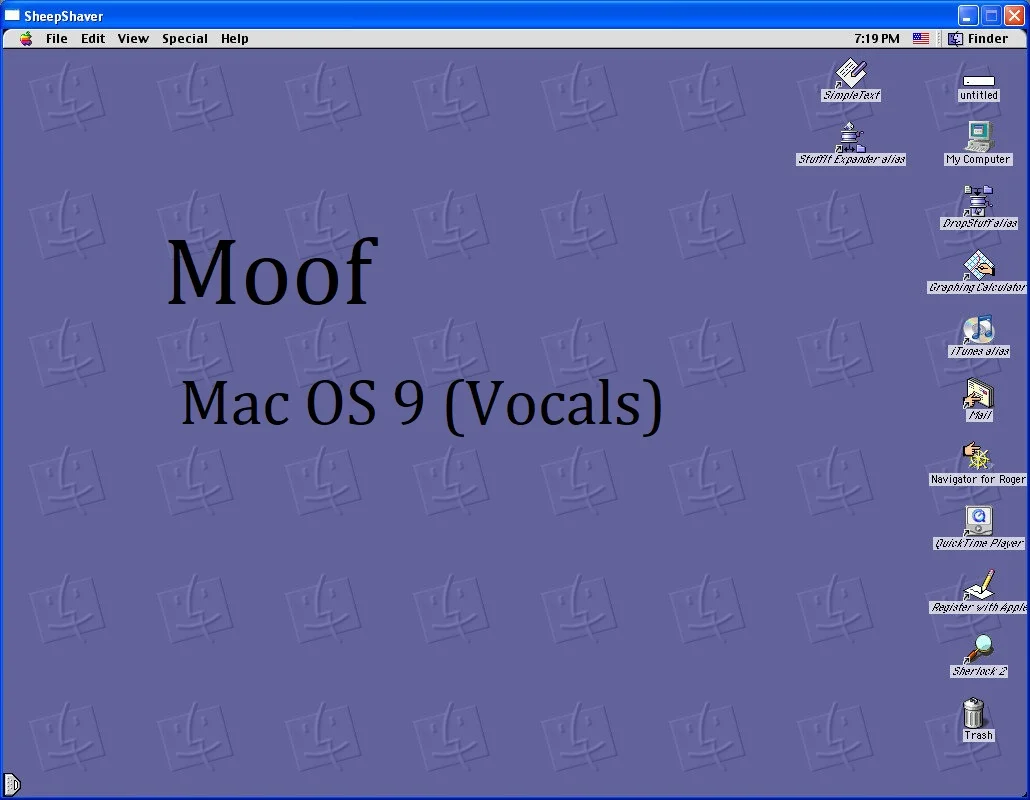 Mac OS 9 - Sounds - Computer Vocals - Moof
