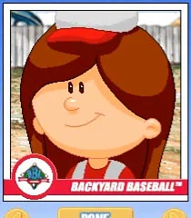 Angela Delvecchio (Backyard Baseball 2003; Lani Minella)
