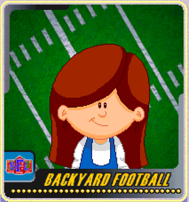 Angela Delvecchio (Backyard Football 1999 and 2002; Dolores Rogers)
