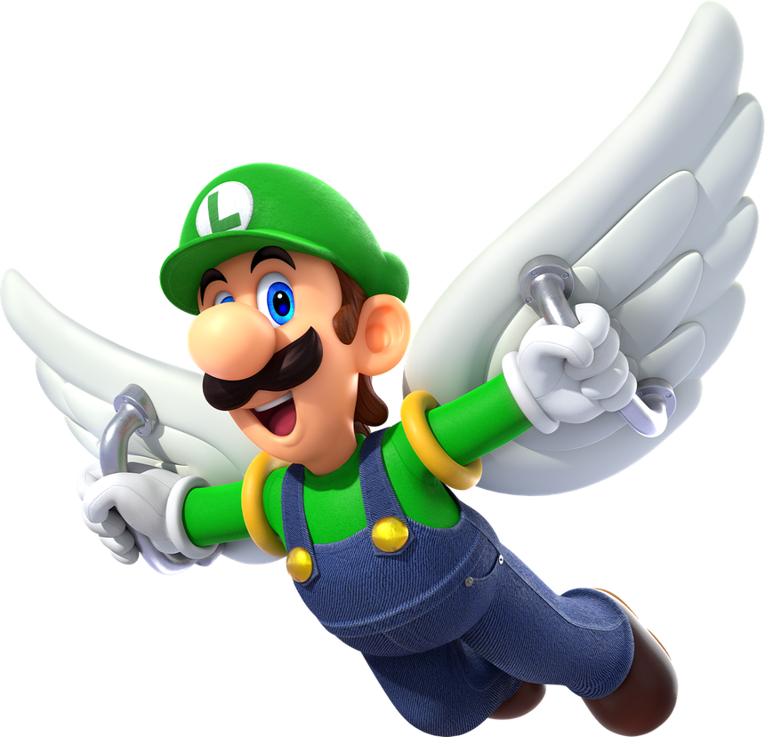 Luigi (Kevin Afghani, Super Mario series) (redone version)
