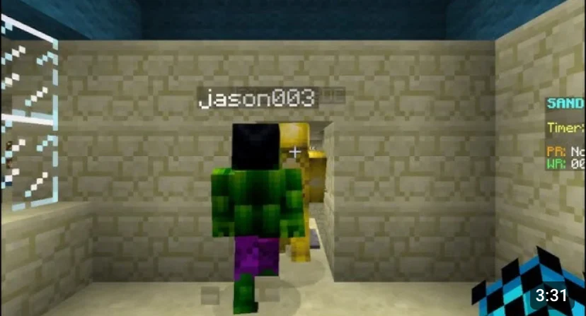 Dumb kid rages at minecraft