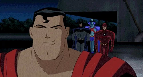 Superman-Clark Kent-Kal-El -Luis Miguel Pérez Ruiz-Animado-Animated-La Liga de la justicia ilimitada-The Justice League Unlimited-Timmverso-DC Comics-Timmverse-2001-2013-La serie Animada (Latin Americ-American Spanish Dub-Español latino)