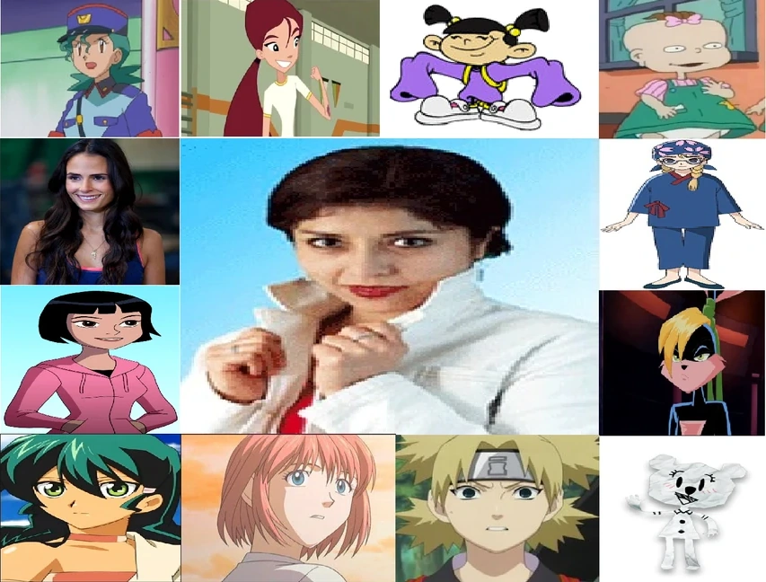 Mayra Arellano combinación de personajes y voces