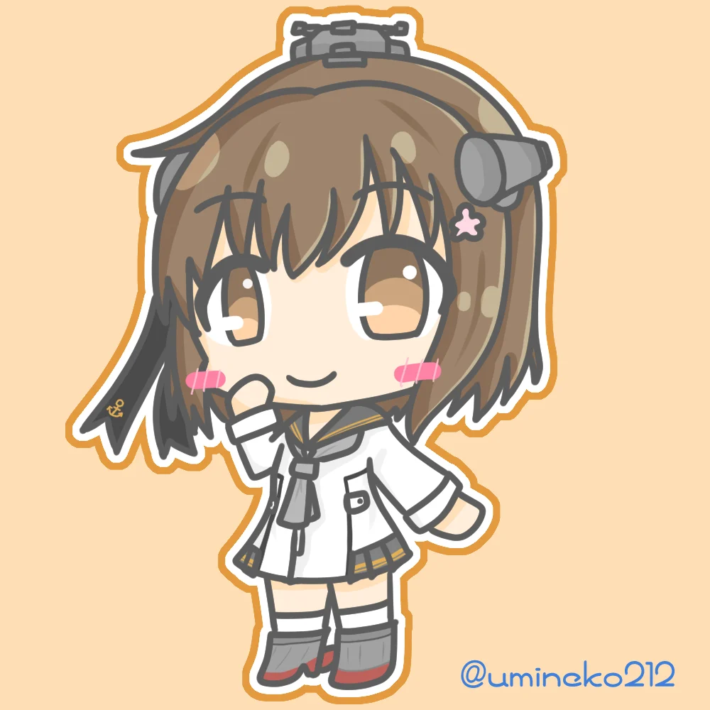 Yukikaze (Kancolle) (Saki Fujita)