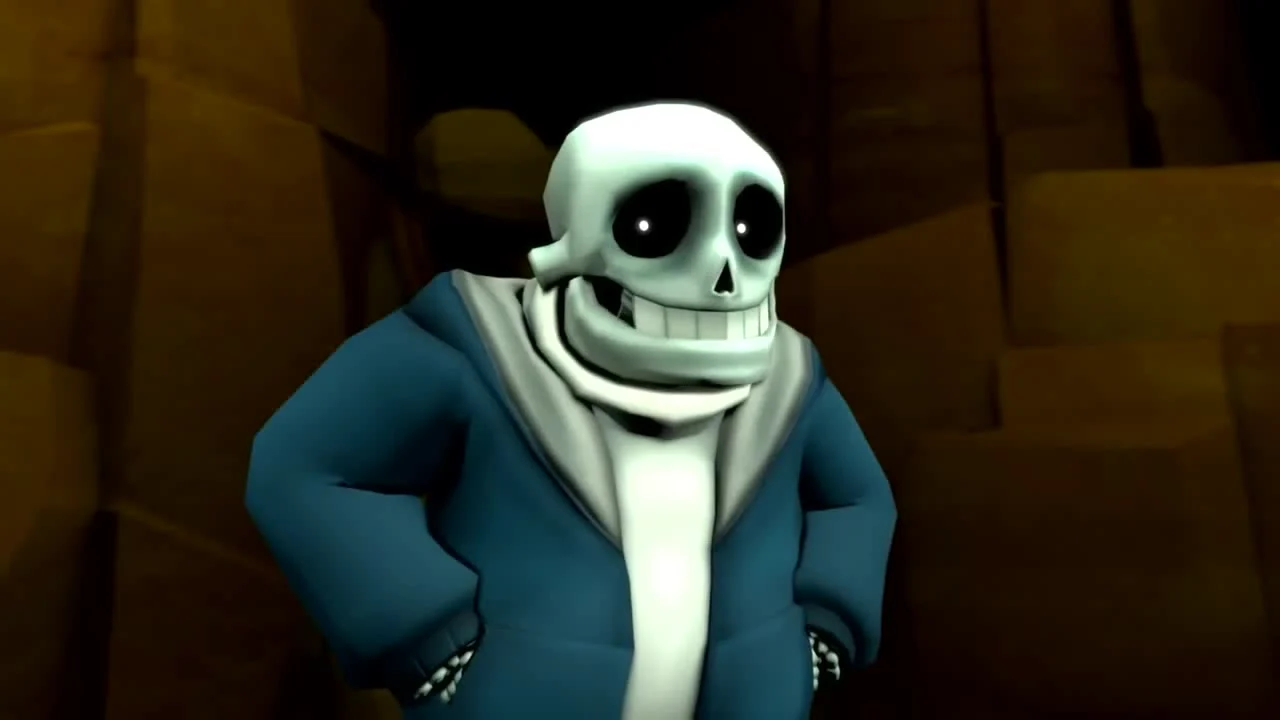 Sans / hombre cara hueso colega esqueleto que paga bebidas y cosas - si undertale fuera realista 