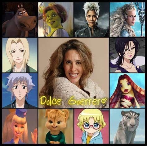 Dulce Guerrero combinación de personajes y voces