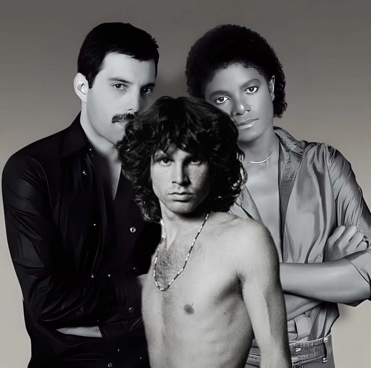 Jim Morrison ft Freddie Mercury ft Michael Jackson 