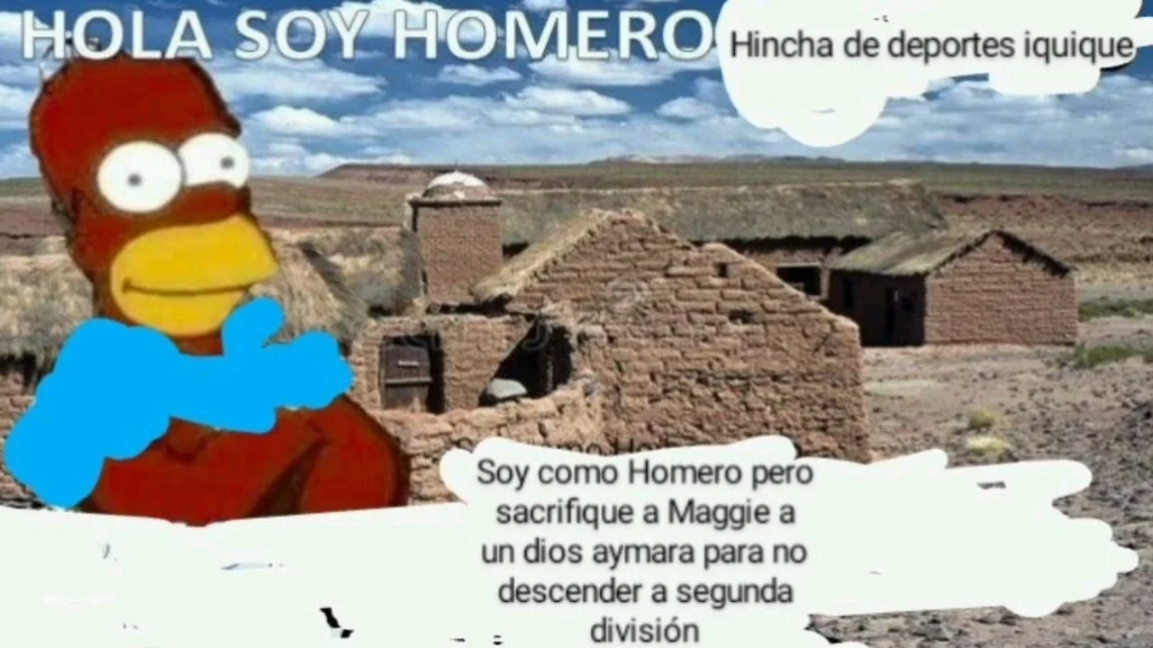 Hola soy homero hincha de deportes iquique