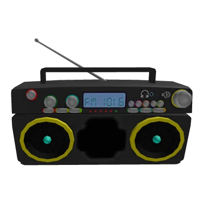 Neon 80s Boombox (Roblox Gear)
