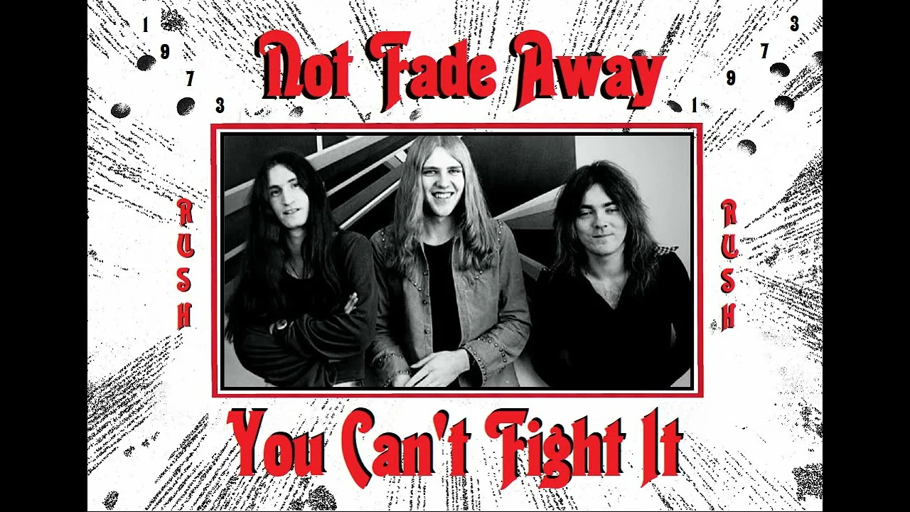 Rush Geddy Lee 1973 you can't fight it