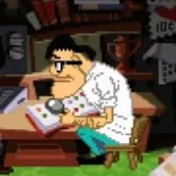 Weird Ed Edison (Day of the Tentacle) (LucasArts) (David Zed / David Kirk Traylor)
