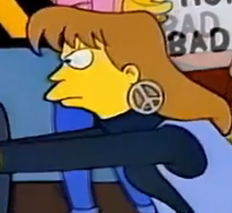 Homer Badman Protestor (The Simpsons)
