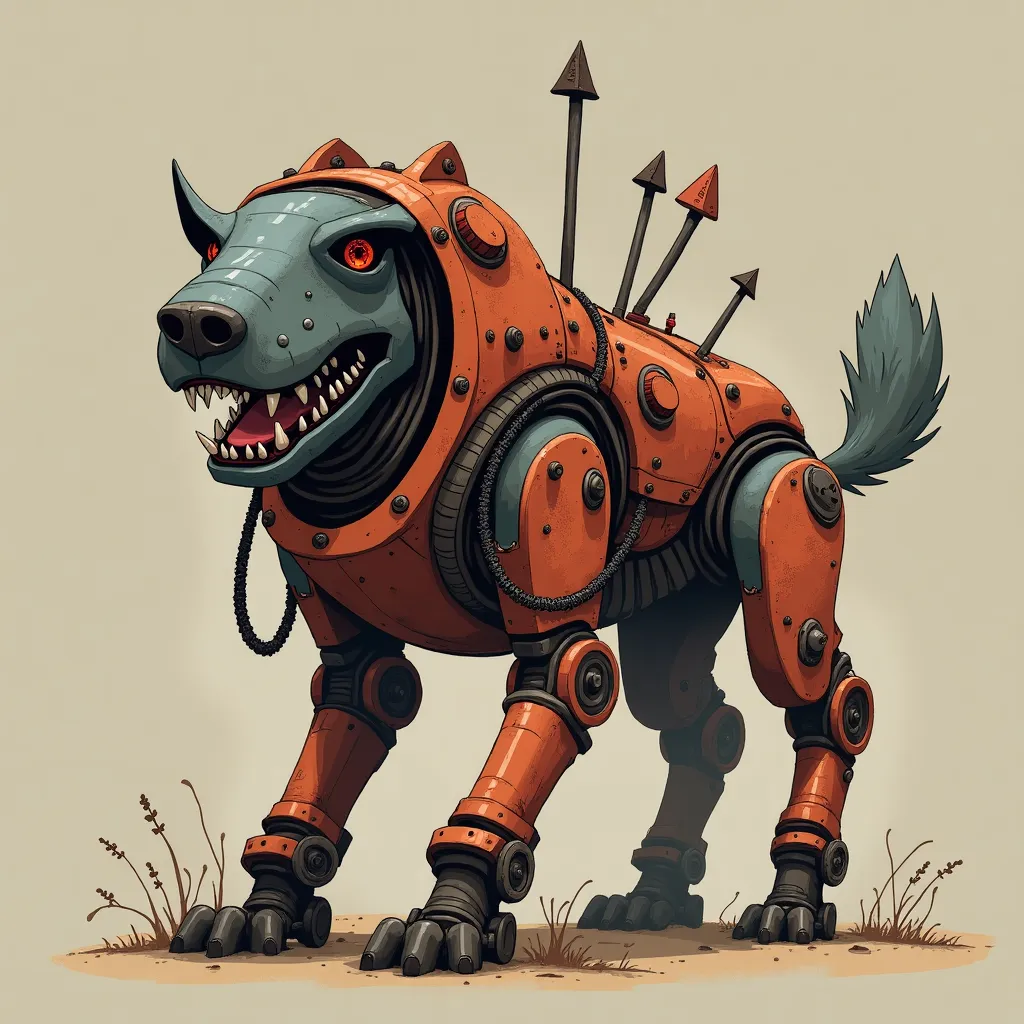 Wrex the Dawg (Robot Junkyard Dog)
