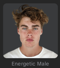Energetic male