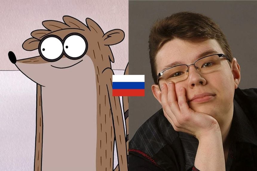 Rigby (Regular Show Russian Dub, Diomid Vinogradov) Ригби (Обычный мультик, Диомид Виноградов)