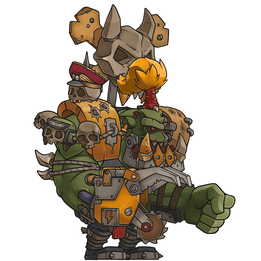 Ogruk Gutwrekka (Warhammer 40K Shootas, Blood, & Teef)