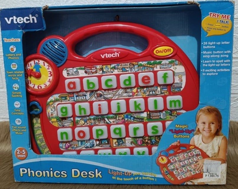 VTech - (UK Version) - 2005 - Phonics Desk - (Toy - UK Version)