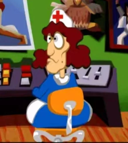 Nurse Edna Edison (Day of the Tentacle) (LucasArts) (Peggy Roberts-Hope)
