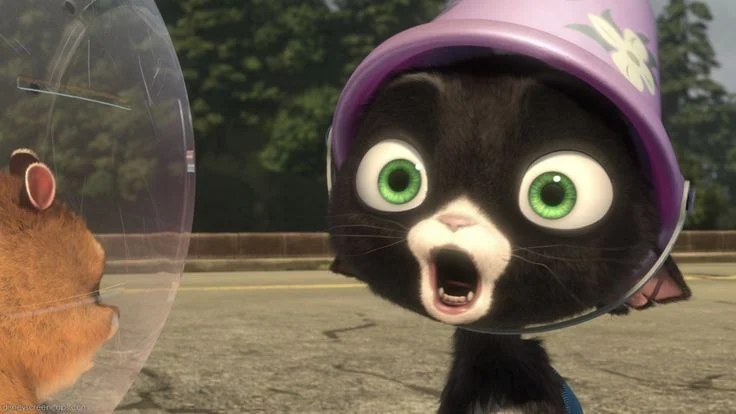 Mittens la gata negra-Verónica Jaspeado Martínez- Bolt Un perro fuera de serie 2008-La pelicula Animada-Animado-Animated (Latin Americ-American Spanish Dub-Español latino)