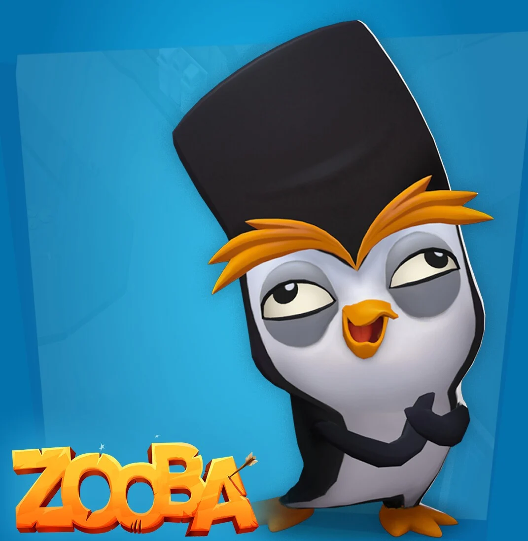Fuzzy The Penguin (Zooba) (Con Voz De Miguel Ángel Ruiz)