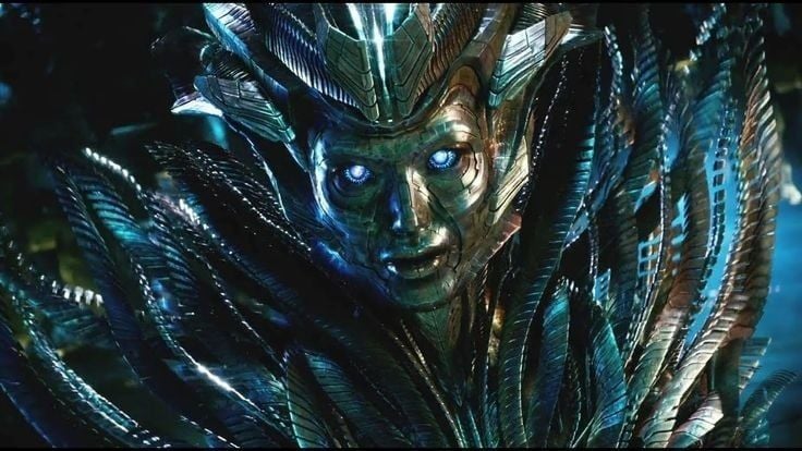 Quintessa-Martha Kerygma Flores Galaviz-Transformers: The Last Knight-El ultimo caballero-2017-Bayverse-TLK-Movies live action-Pelicula-Peliculas en Vida real (Latin Americ-American Spanish Dub-Español latino)