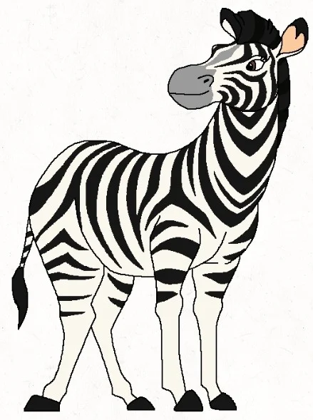 Mama Zebra (The Little MerWildlife Animal) 