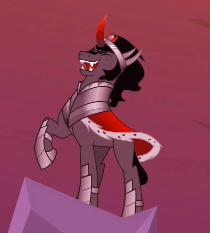 (The Cutie Re-Mark) King Sombra (Laughing) (My Little Pony: Friendship Is Magic)
