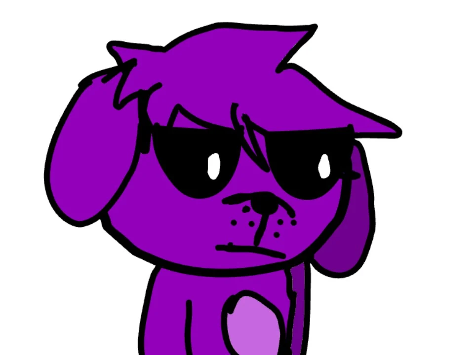 Boredog (Frowning Critters OC, literally opposite of FunDog