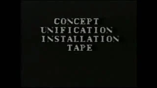 Concept unification installation tape narrator