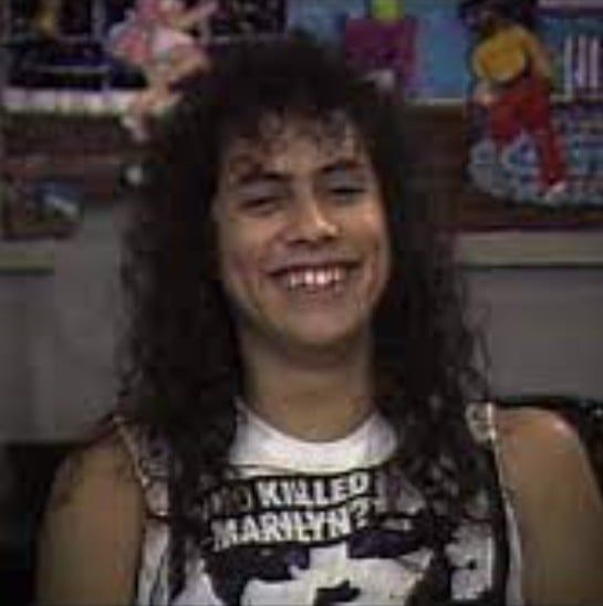 Kirk Hammett young(Metallica)