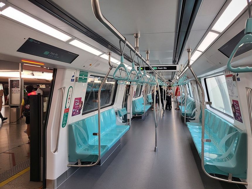 Singapore SMRT Train Announcement