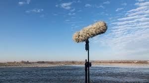 Wind blowing into mic