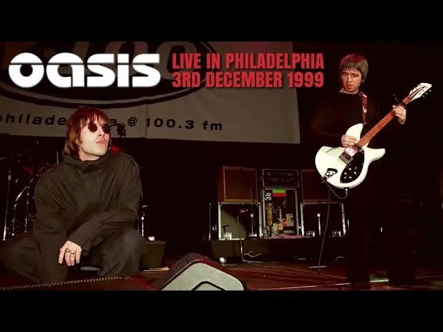Oasis  live 1999 Philadelphia firns unión center 