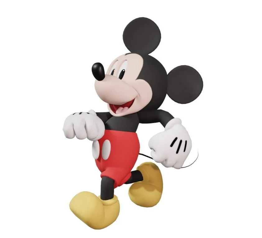 a 3D Model Download of Mickey Mouse