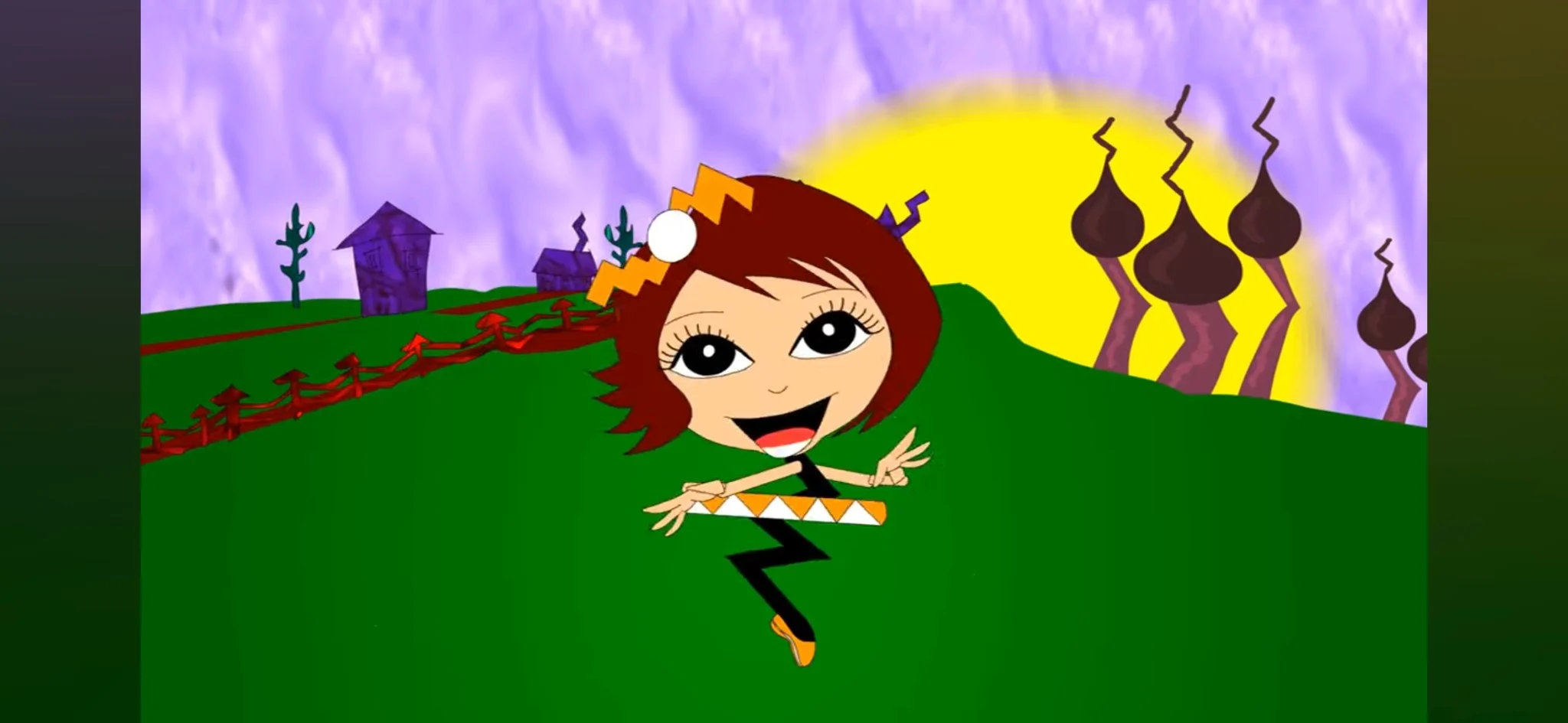 Zigzag Girl (Starfall learning)