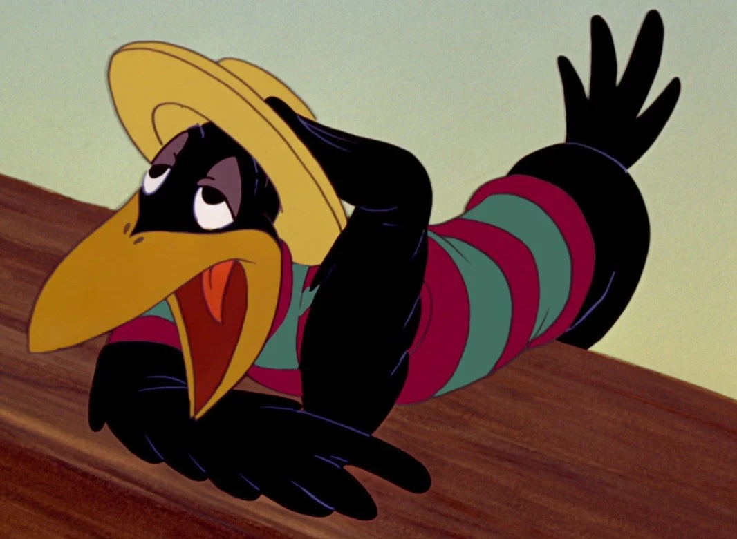 Dopey crow