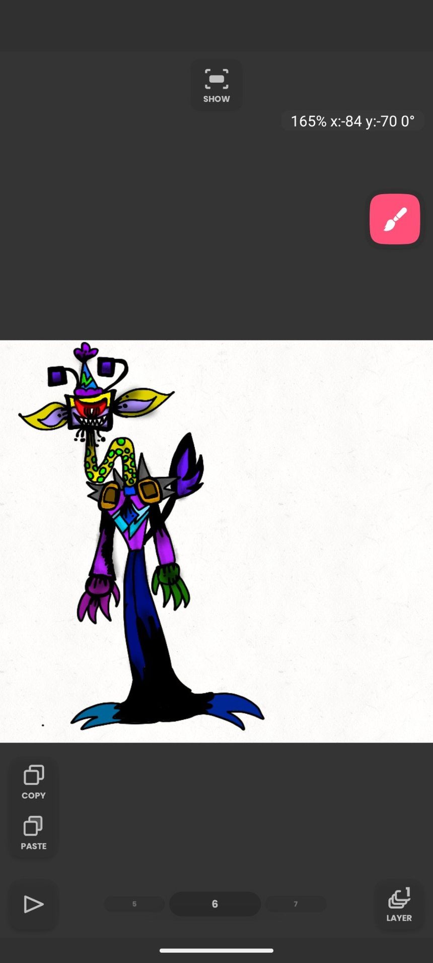 Marvin the party squared headed giraffe 